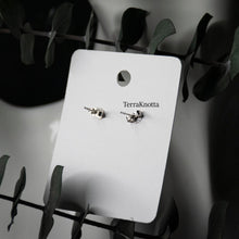Load image into Gallery viewer, Holographic Skull Studs