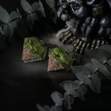 Load image into Gallery viewer, Diamond Succulent Terrarium Stud Dangles