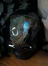 Load image into Gallery viewer, Labradorite Slab Skull
