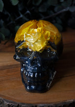 Load image into Gallery viewer, Yellow Rose Black Skull
