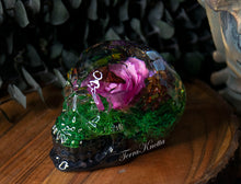 Load image into Gallery viewer, Jewel Beetle Floral Moss Skull
