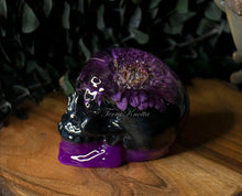 Load image into Gallery viewer, Purple Daisy Skull
