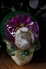 Load image into Gallery viewer, Cat Cameo Skull
