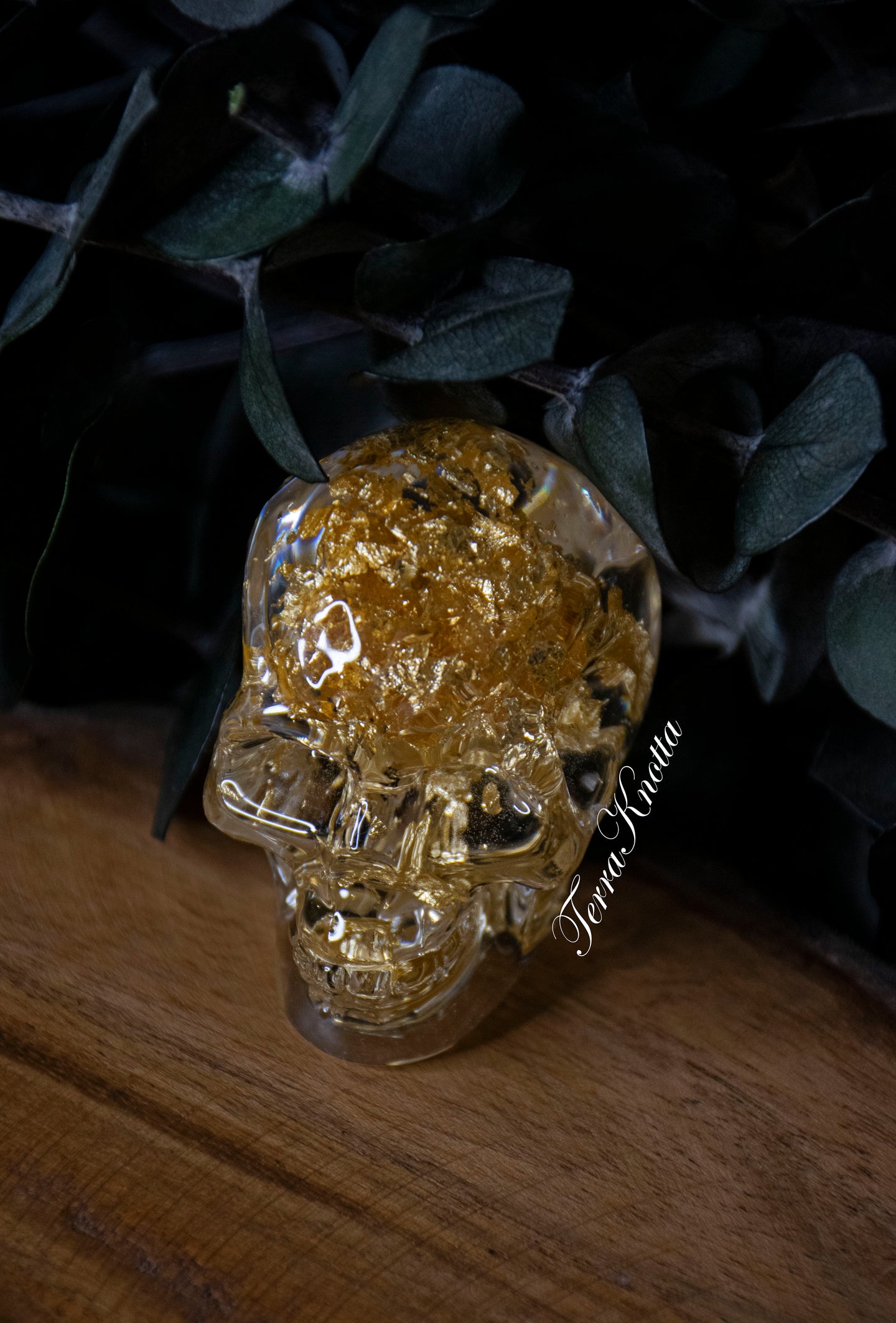 Mini Gold Foil Skull