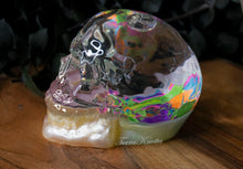 Load image into Gallery viewer, Pastel Rainbow Confetti Shaker Skull
