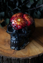 Load image into Gallery viewer, Red Strawflower Skull
