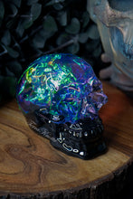 Load image into Gallery viewer, Opalized Skull Black Base
