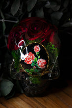 Load image into Gallery viewer, Red Rose Cameo Skull
