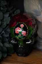 Load image into Gallery viewer, Red Rose Cameo Skull
