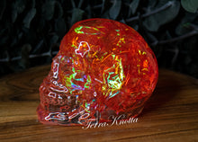 Load image into Gallery viewer, Fire Opalized Skull
