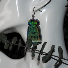 Load image into Gallery viewer, Holographic Salty Bitch Earrings
