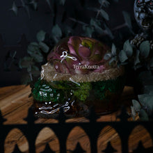 Load image into Gallery viewer, Purple Green Succulent Terrarium Skull

