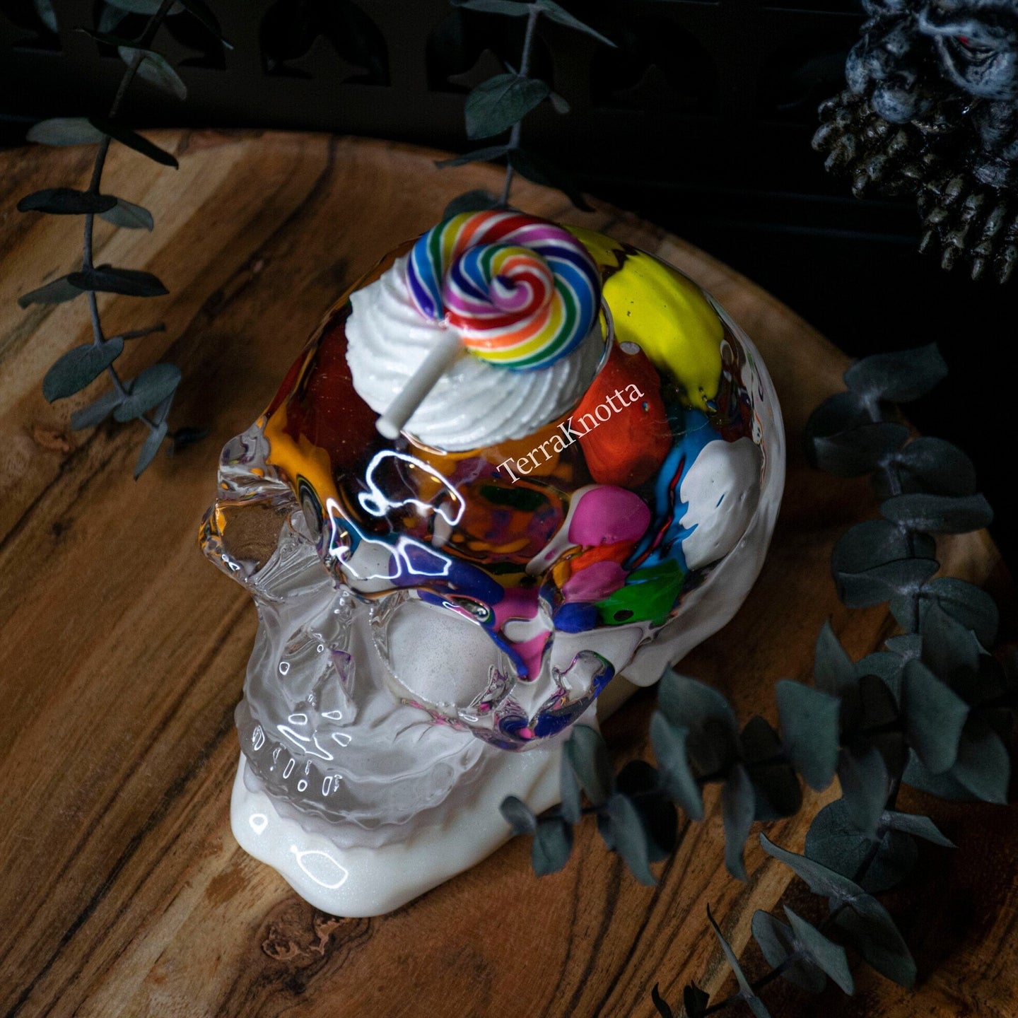 Candy Sprinkle Shaker Skull