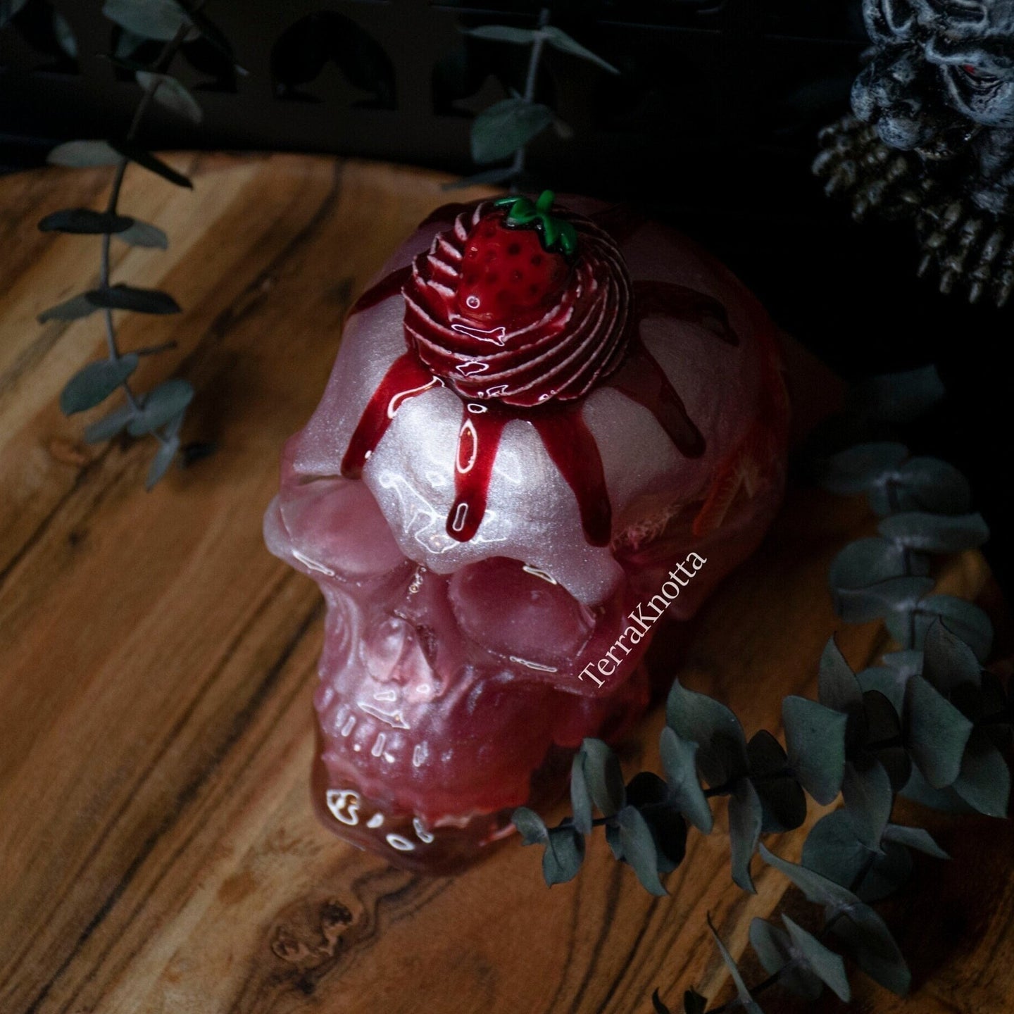 Strawberry Shortcake Skull