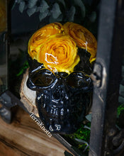 Load image into Gallery viewer, Yellow Rose Black Skull
