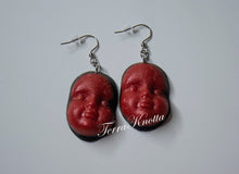 Load image into Gallery viewer, Red Doll Earrings
